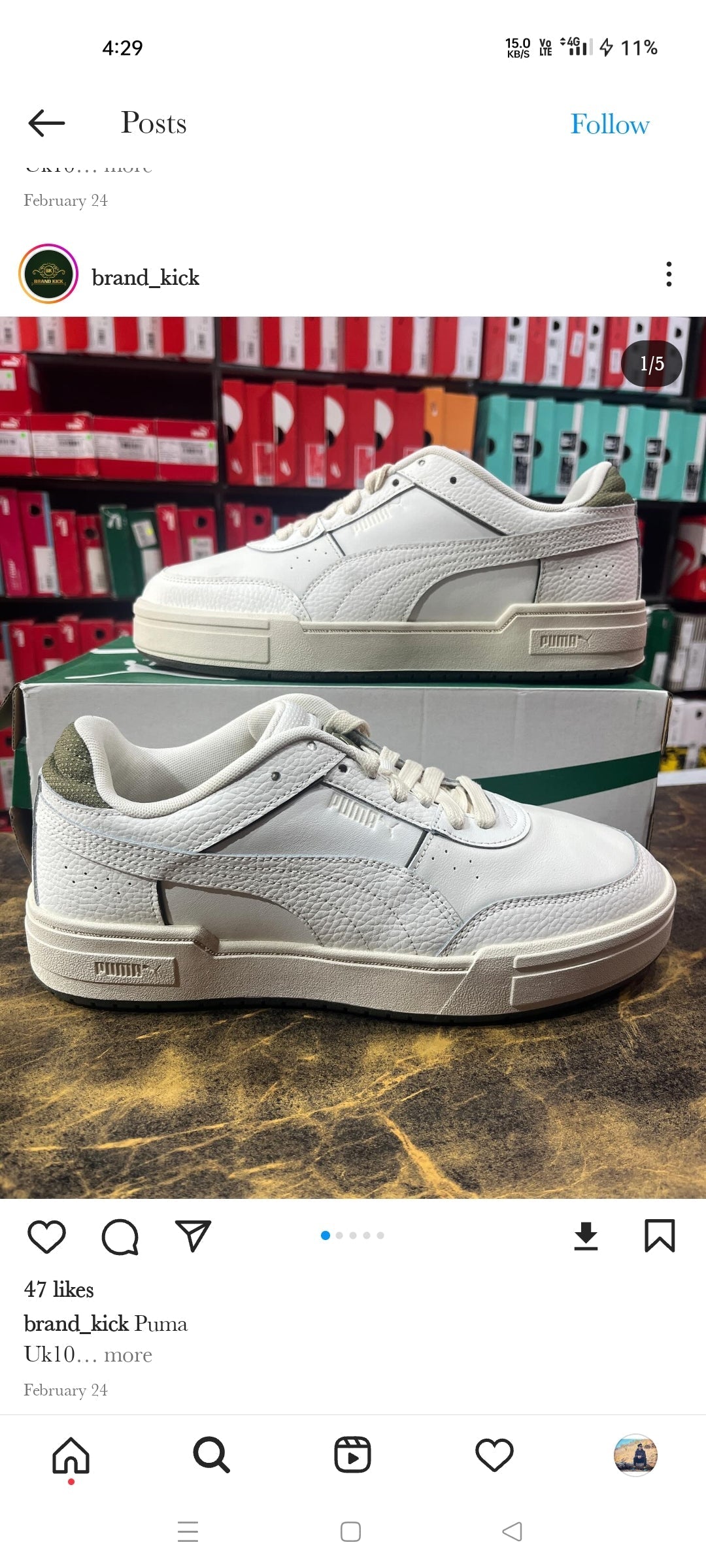 Puma Unisex White - Shoe Boxs