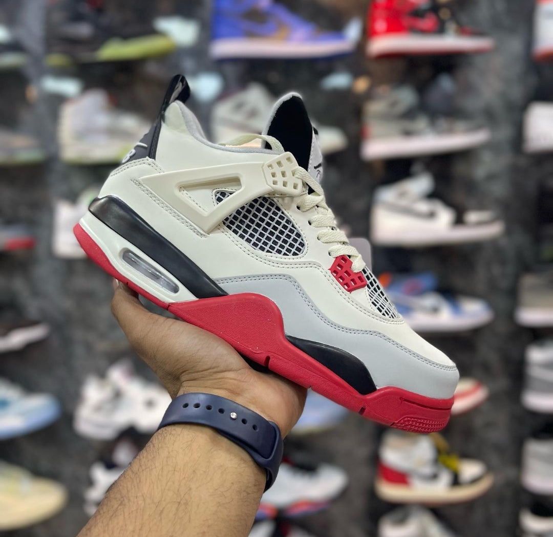 Jordan Retro 4 S Fire - Premium First Copy Shoes - ShoesBox India