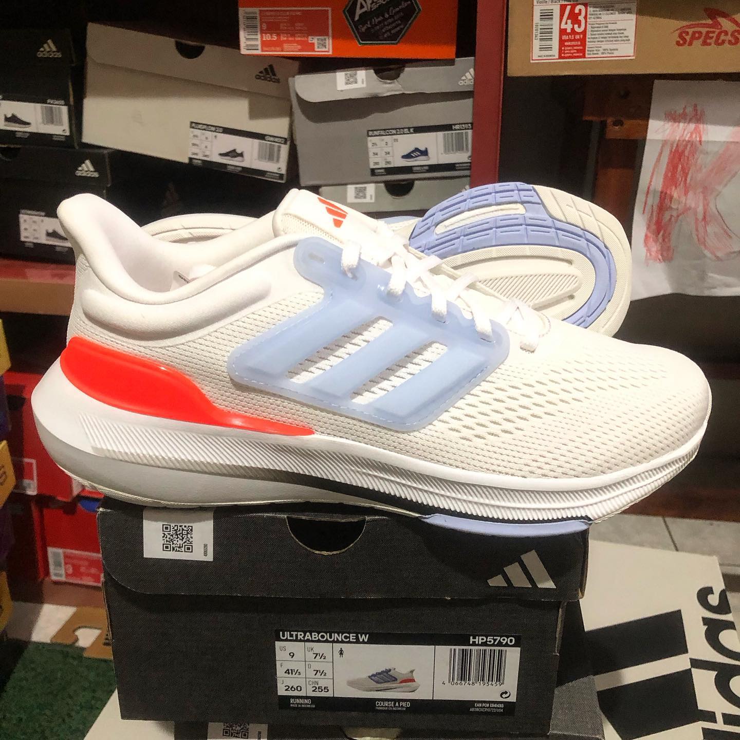Adidas Ultrabounce Cloud White - First Copy 7A Sneakers - ShoesBox India