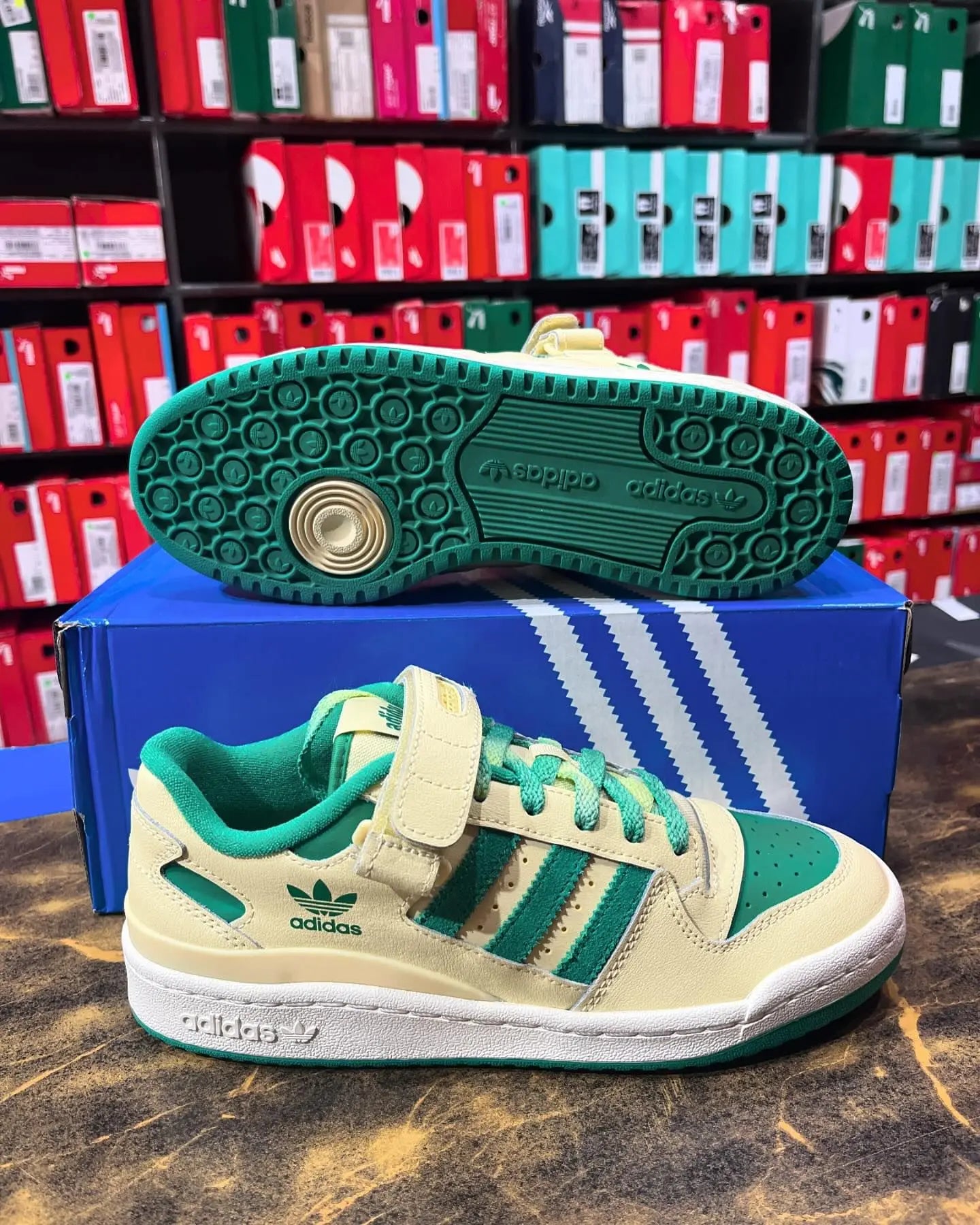 Adidas Forum Low Aqua - Shoe Boxs