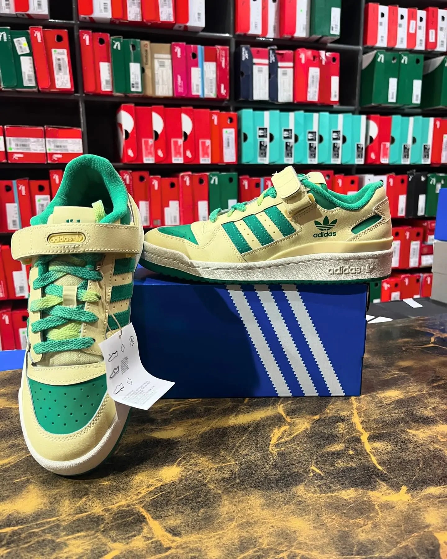Adidas Forum Low Aqua - Shoe Boxs