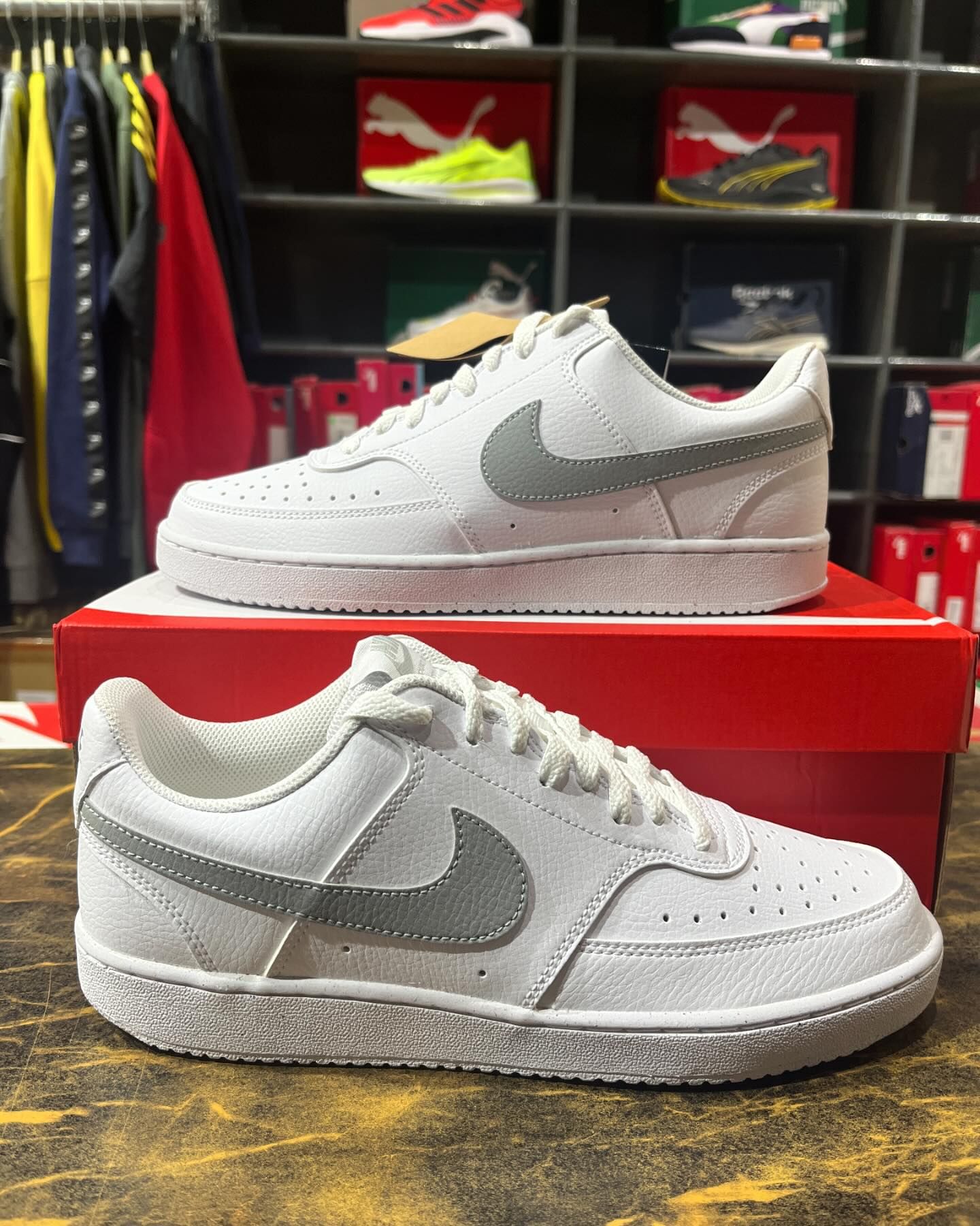 Nike Court VisiiLi NN White - First Copy 7A Sneakers - ShoesBox India