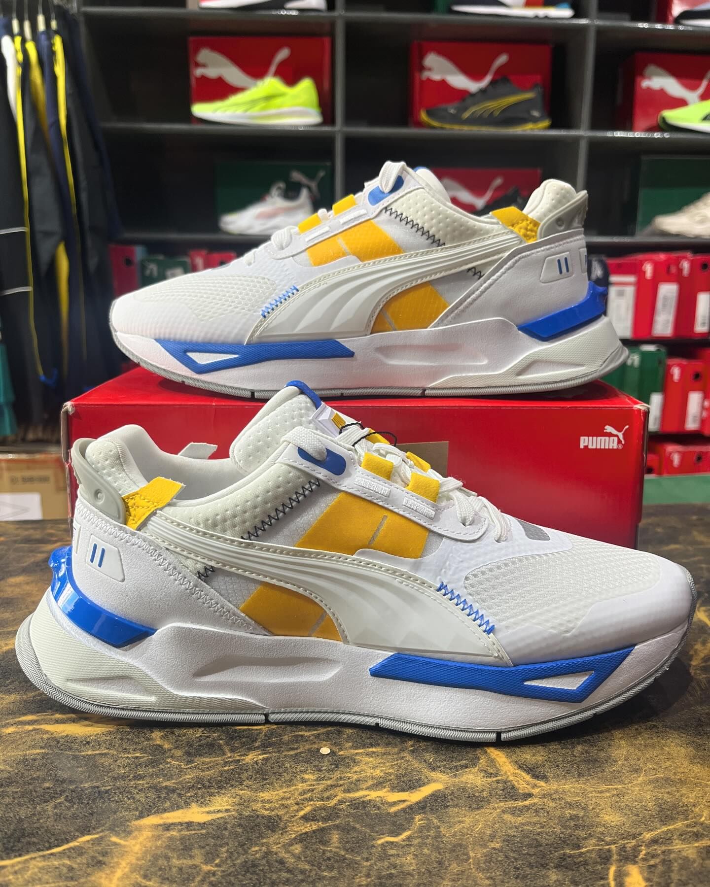Puma Mirage Tech White - First Copy 7A Sneakers - ShoesBox India