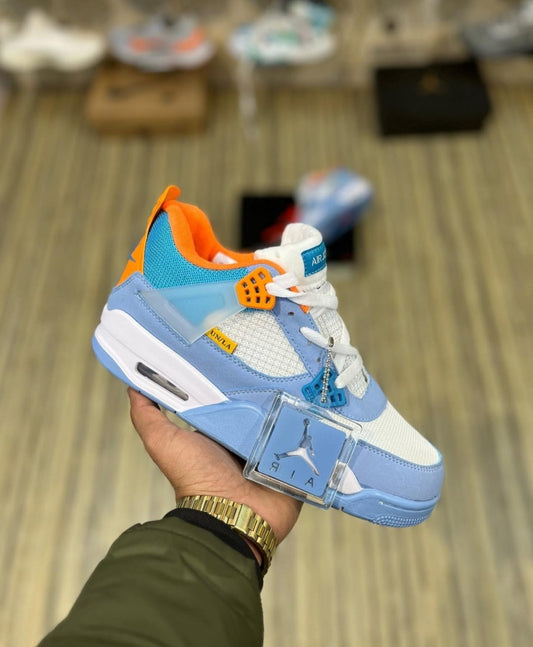 Air Jordan Retro 4 Union Blue - First Copy 7A Sneakers - ShoesBox India