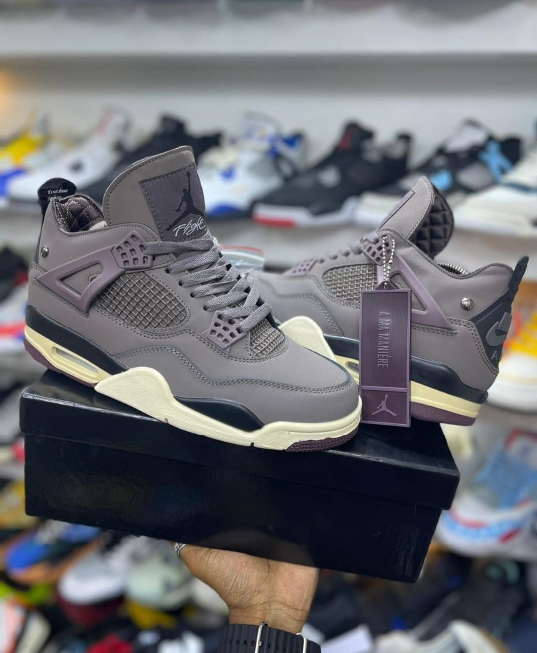 Air Jordan Retro 4 Maniere - First Copy 7A Sneakers - ShoesBox India