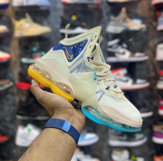 Nike LeBron 19 White - First Copy 7A Sneakers - ShoesBox India