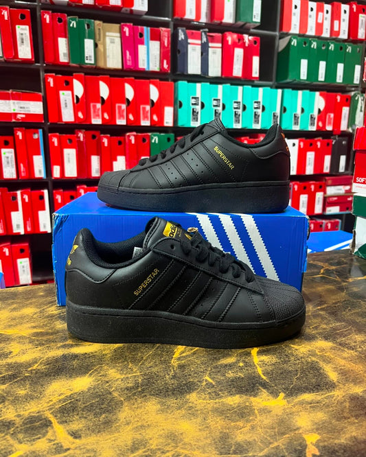 Adidas Superstar XLG Black - First Copy 7A Sneakers - ShoesBox India