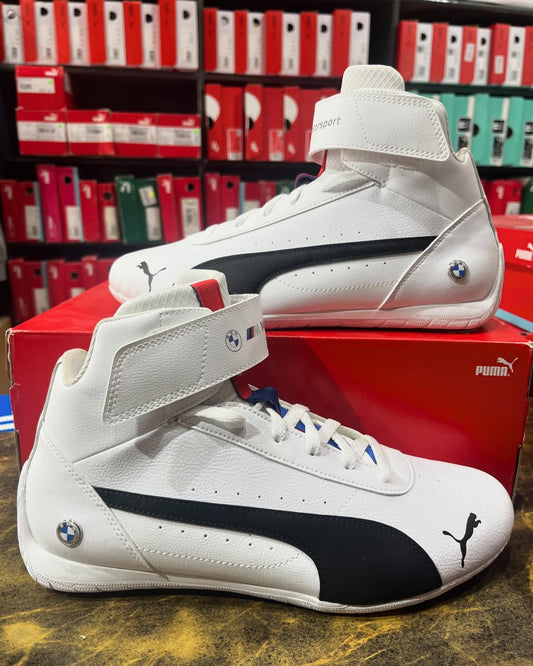 Puma BMW Motorsport Neo Cat Mid White - First Copy 7A Sneakers - ShoesBox India