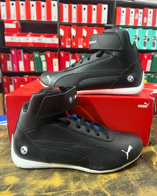 Puma BMW Motorsport Neo Cat Mid Black - First Copy 7A Sneakers - ShoesBox India