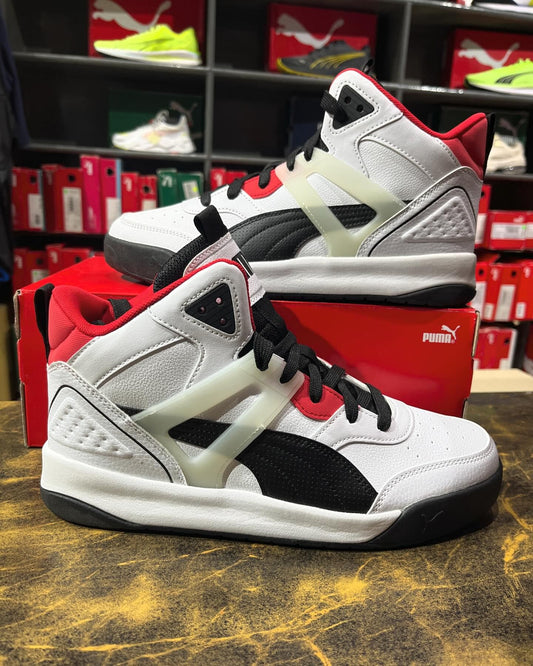 Puma Backcourt Mid White - First Copy 7A Sneakers - ShoesBox India