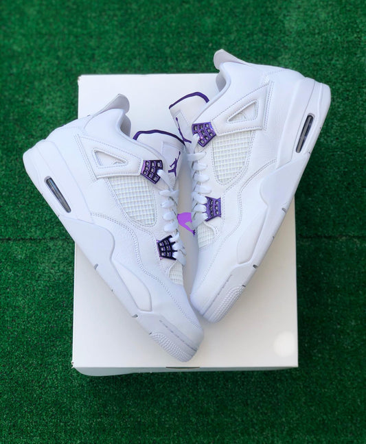 Jordan 4 matalic purple - First Copy 7A Sneakers - ShoesBox India