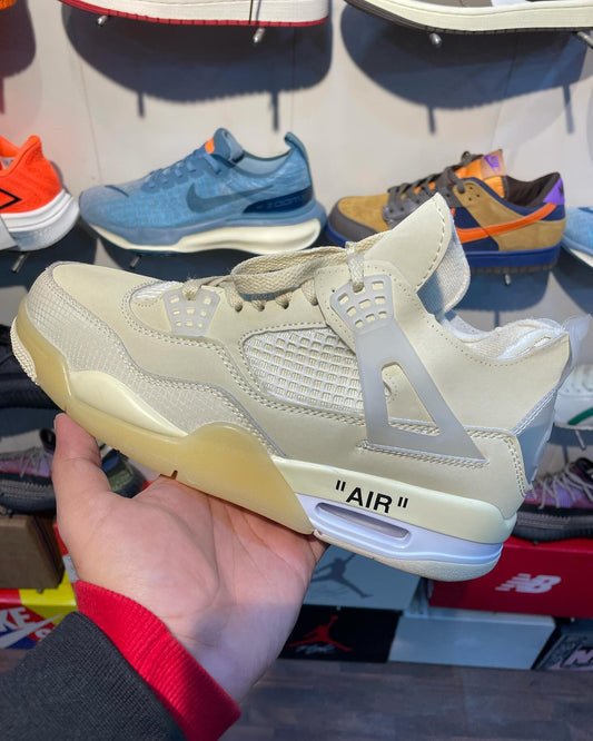 Jordan Retro 4 X Off White - First Copy 7A Sneakers - ShoesBox India